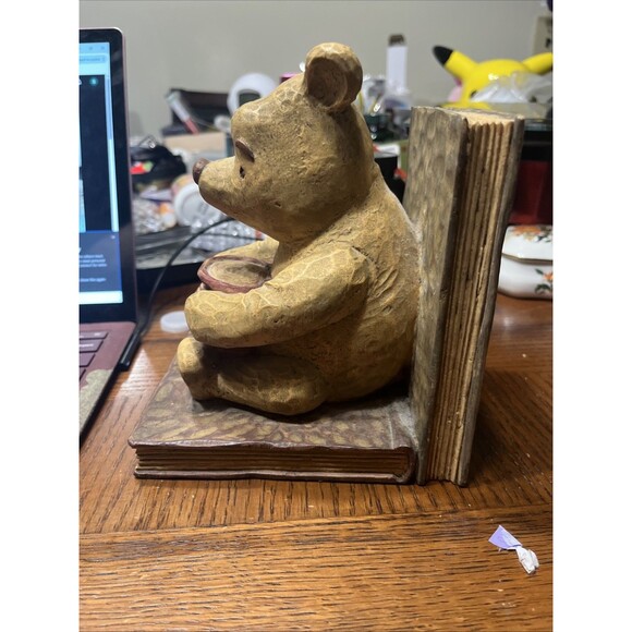 VTG Classic Winnie the Pooh Boodends “Velveteen” Shows Minor Aging - Picture 7 of 10